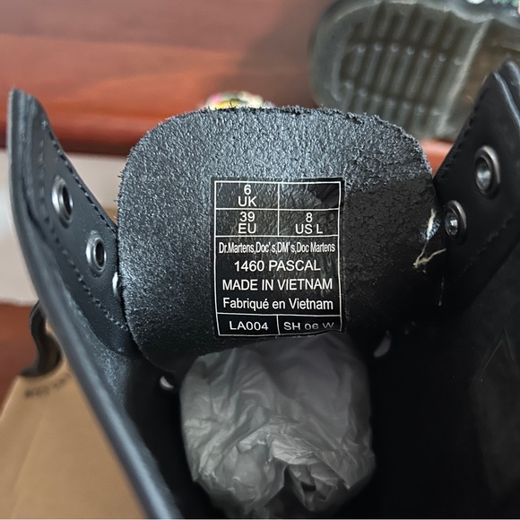 Doc Martens 1460 Pascal Floral Mashup Print Lace Up Boots Womens Size 8 - Picture 10 of 11